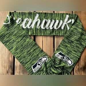 Foco Forever Collectibles Seattle Seahawks Football Scarf Blue Green 57inch